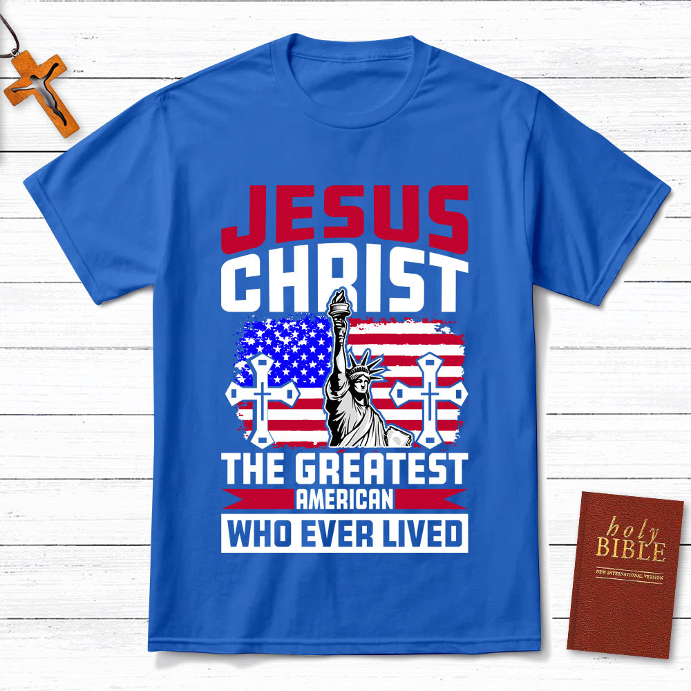 Jesus Christ American Flag T-Shirt
