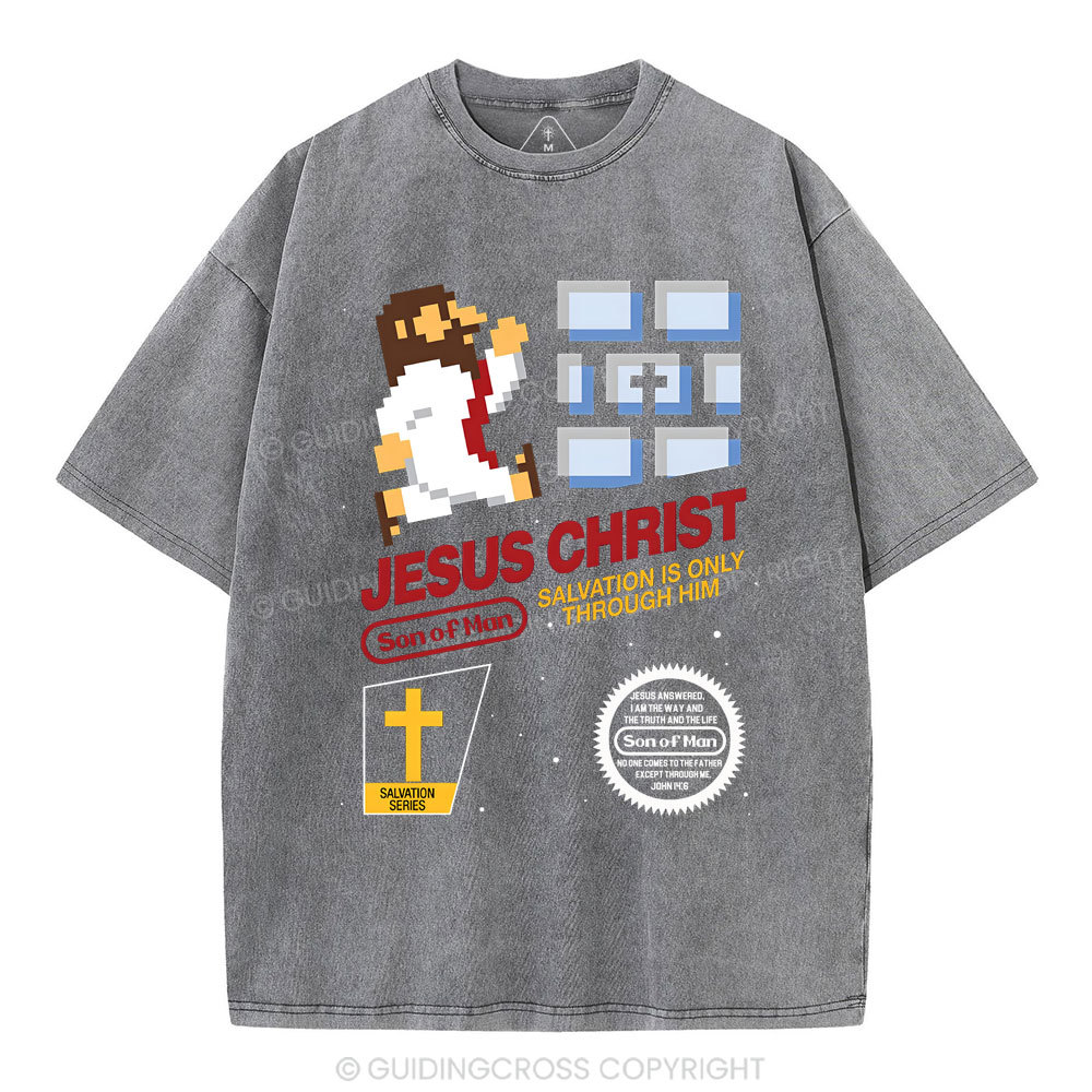 Jesus Christ  Chirstian Washed T-Shirt