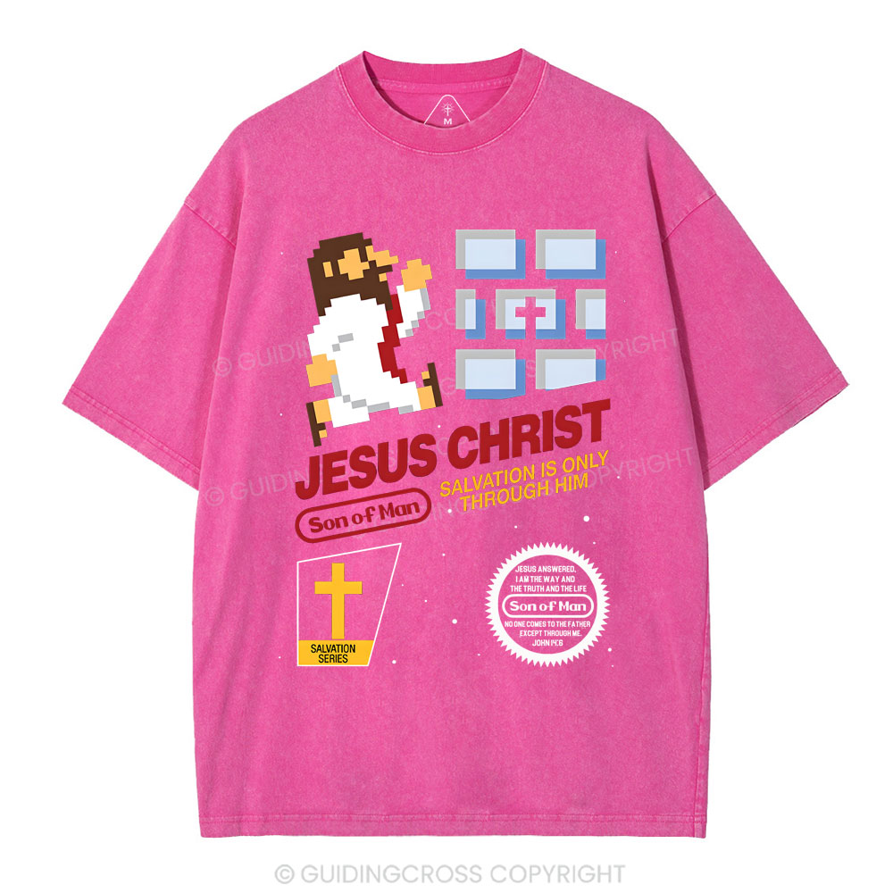 Jesus Christ  Chirstian Washed T-Shirt