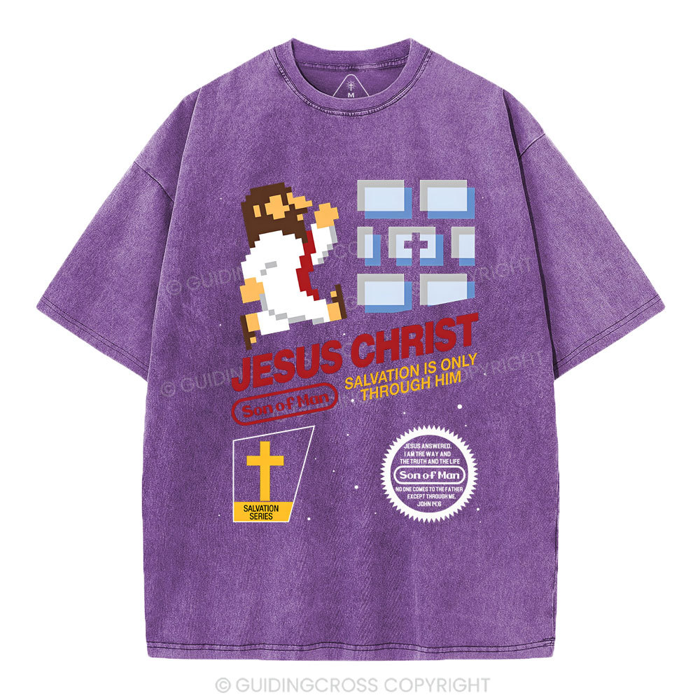 Jesus Christ  Chirstian Washed T-Shirt