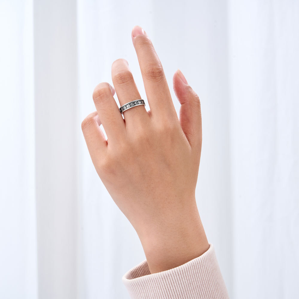 Jesus Christ Christian 925 Sterling Silver Ring