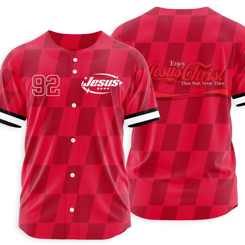 Jesus Christ Christian Baseball Jersey