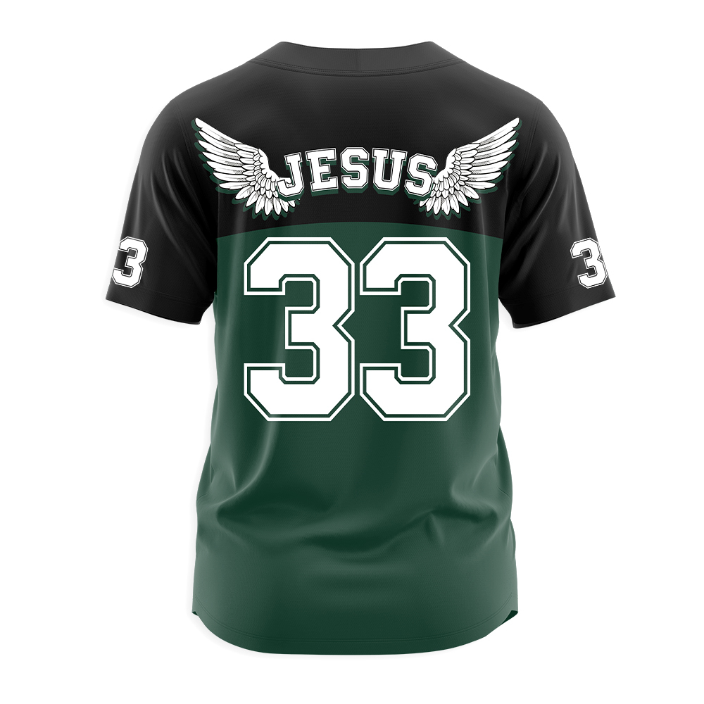 Jesus Christ Christian Baseball Jersey