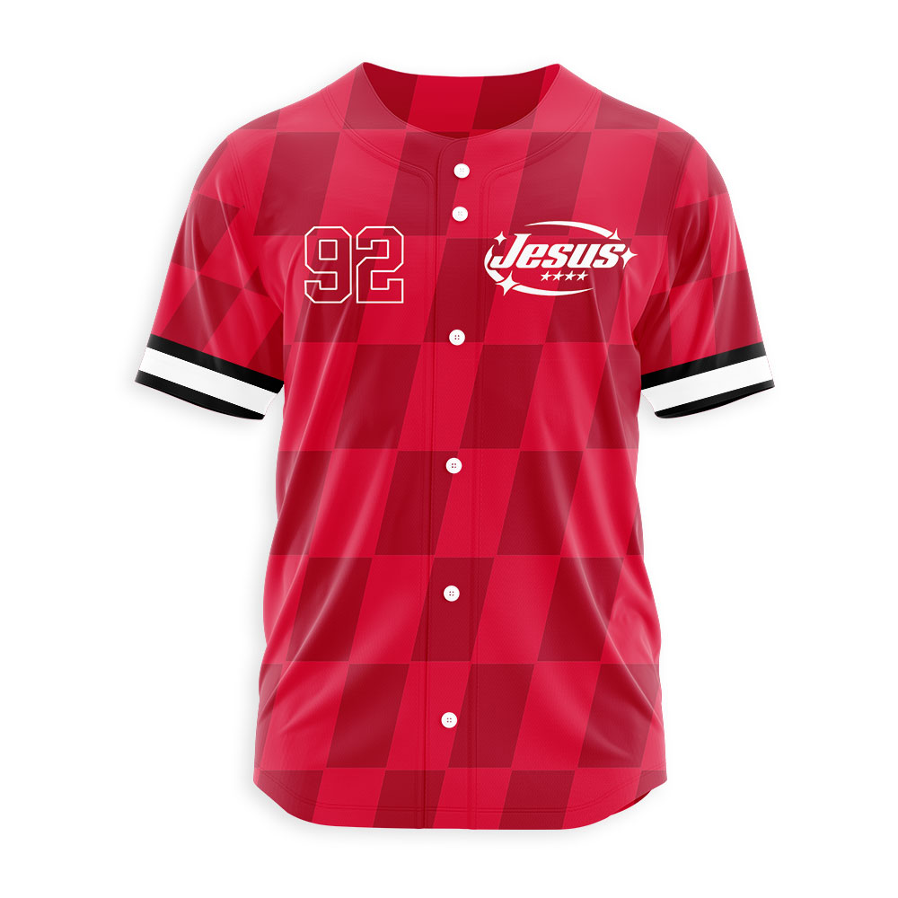 Jesus Christ Christian Baseball Jersey