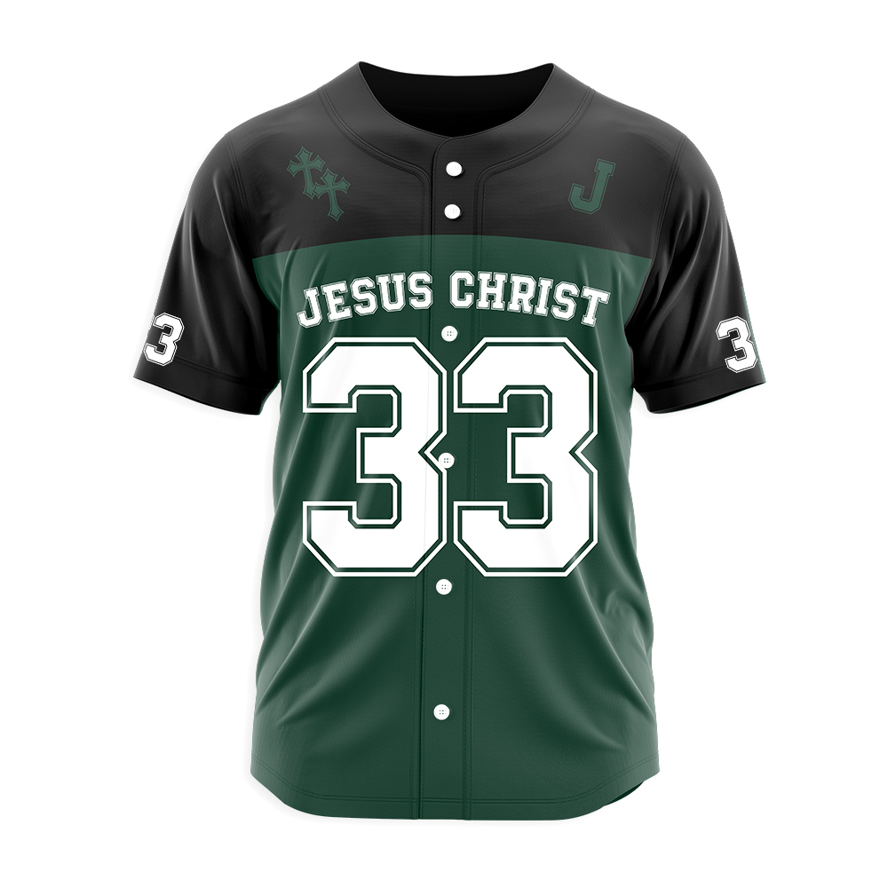 Jesus Christ Christian Baseball Jersey