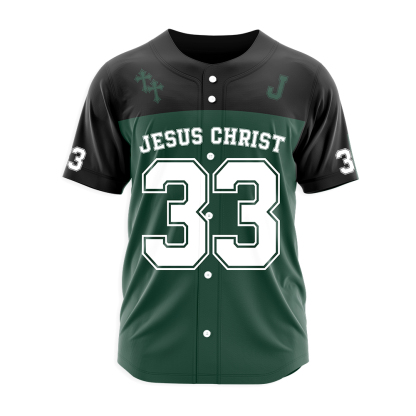 Jesus Christ Christian Baseball Jersey