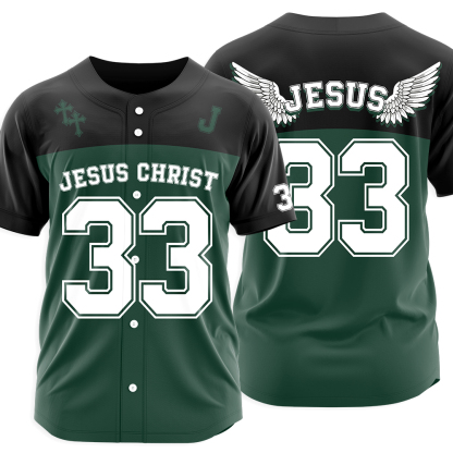 Jesus Christ Christian Baseball Jersey