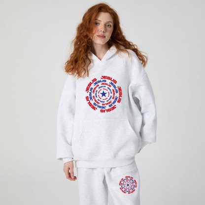 Jesus Christ Christian Fleece Hoodie Set