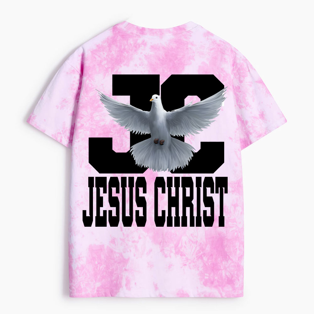 Jesus Christ Christian Heavy Cotton Tie Dye T-Shirt