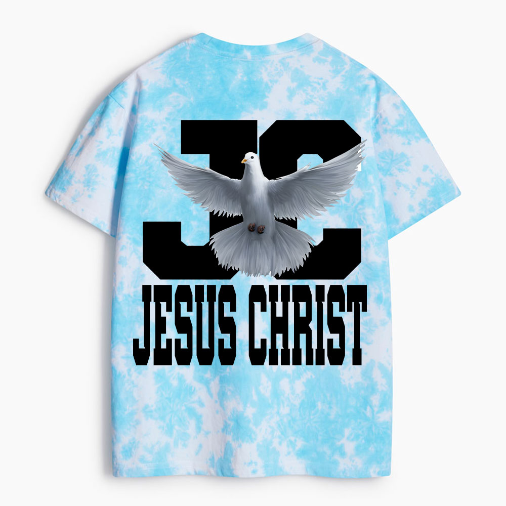 Jesus Christ Christian Heavy Cotton Tie Dye T-Shirt