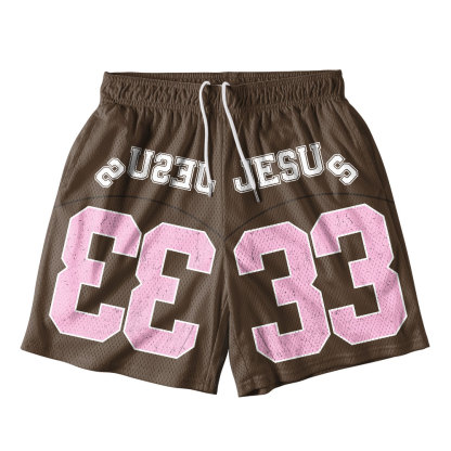 Jesus Christ Christian Mesh Shorts