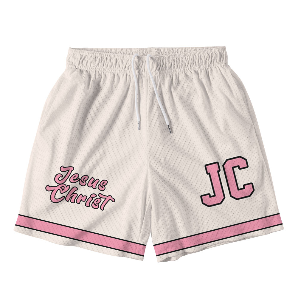Jesus Christ Christian Mesh Shorts