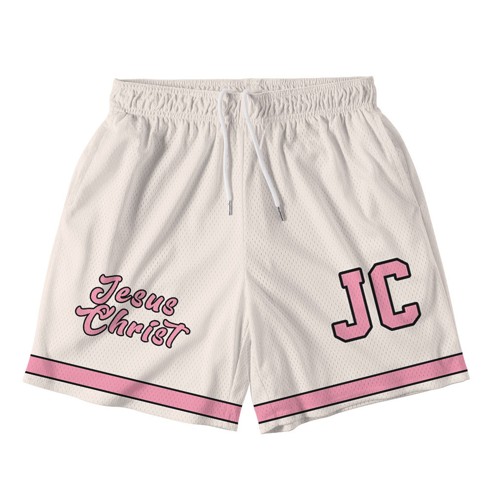 Jesus Christ Christian Mesh Shorts