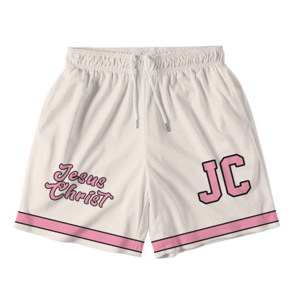 Jesus Christ Christian Mesh Shorts