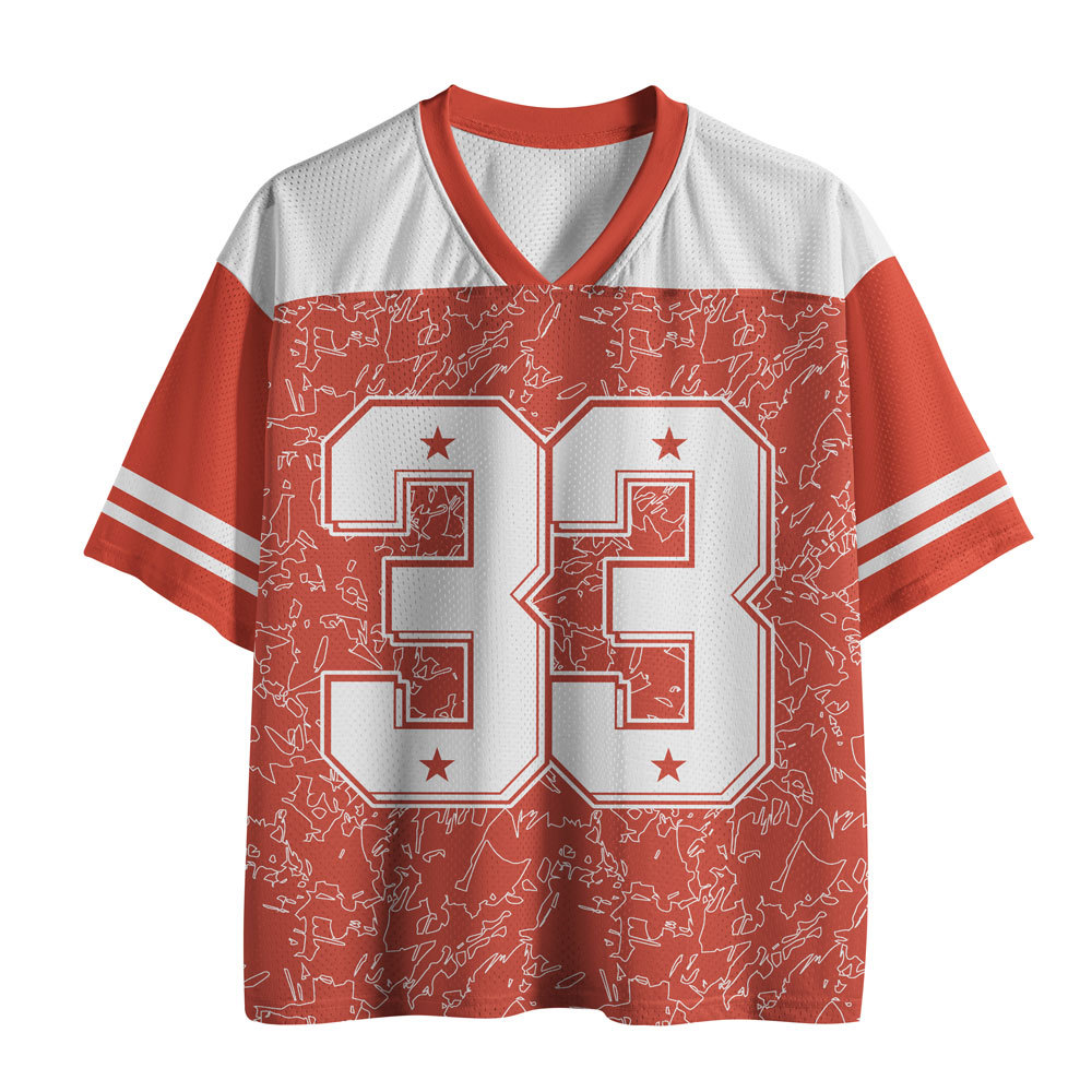 Jesus Christ Christian Red Mesh Jersey