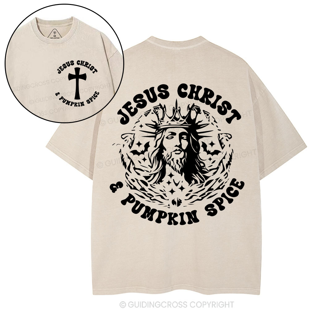 Jesus Christ Christian Washed T-Shirt