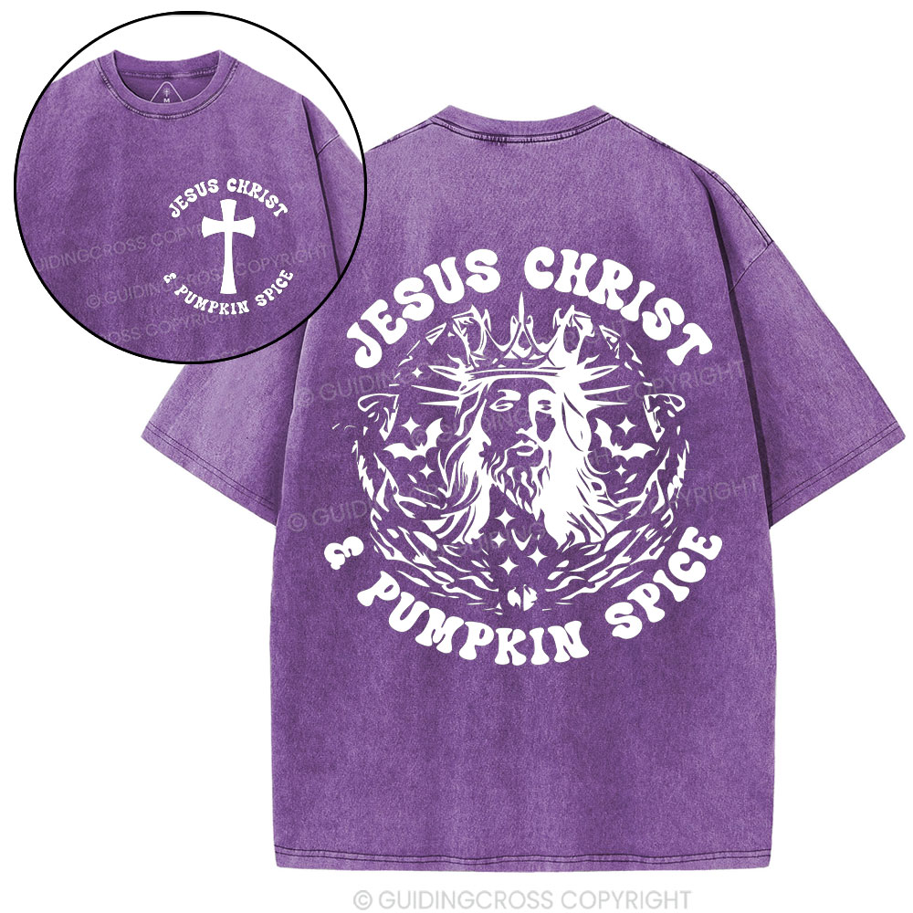 Jesus Christ Christian Washed T-Shirt