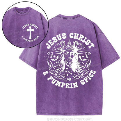 Jesus Christ Christian Washed T-Shirt