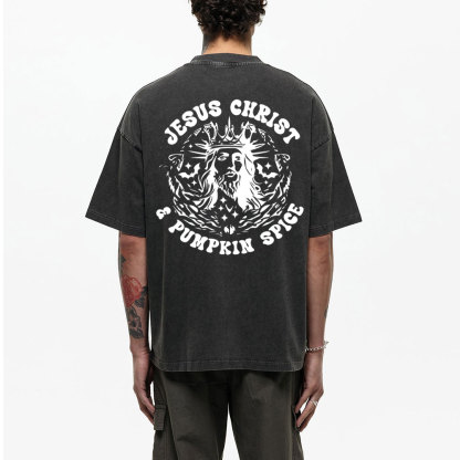 Jesus Christ Christian Washed T-Shirt