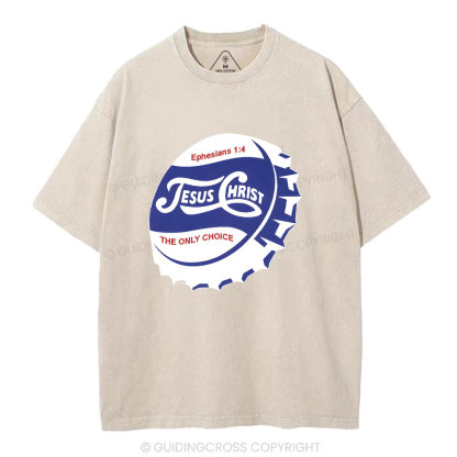 Jesus Christ Christian Washed T-Shirt