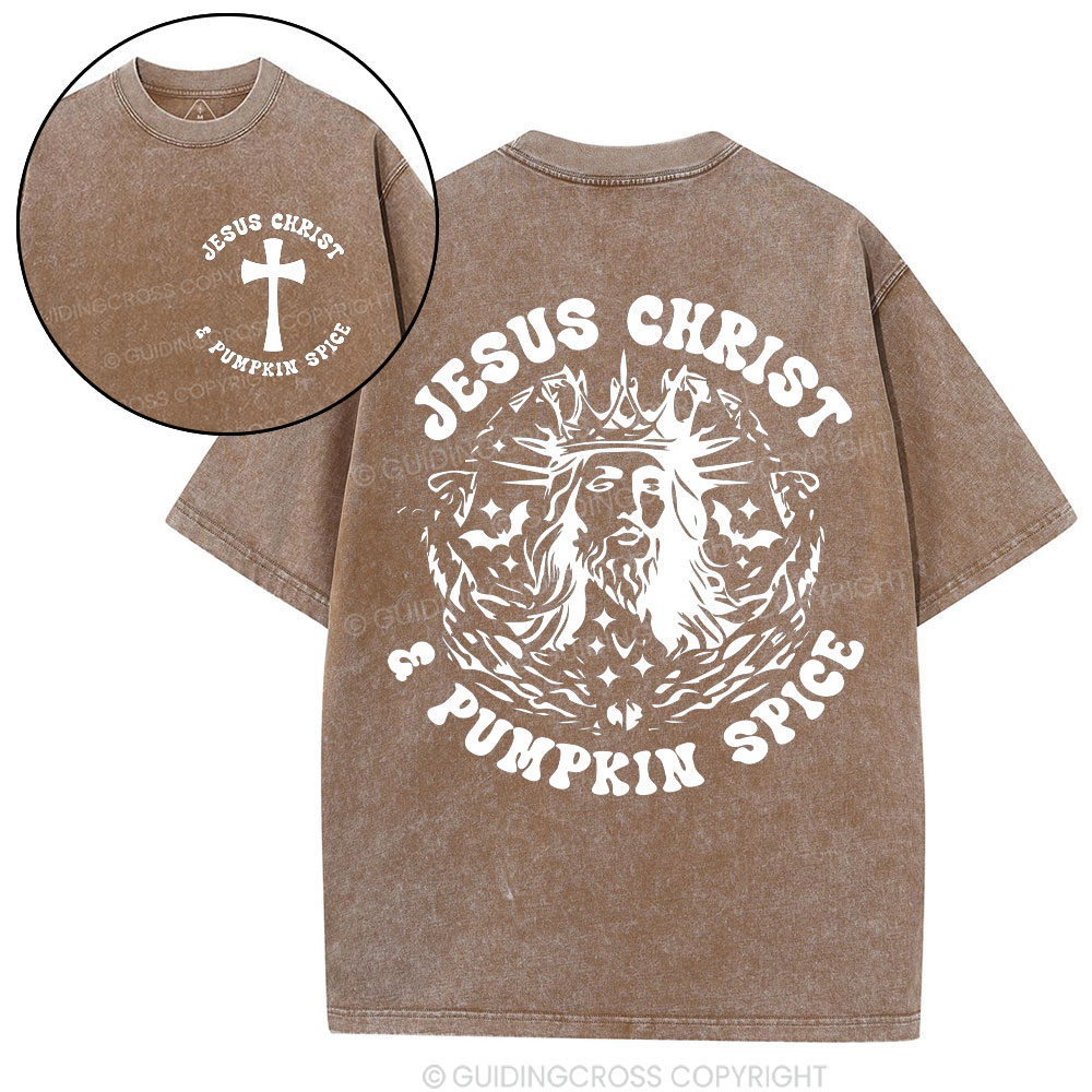 Jesus Christ Christian Washed T-Shirt