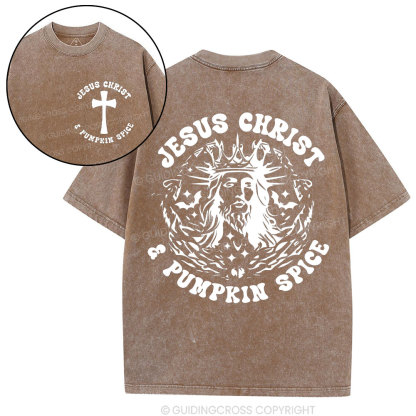 Jesus Christ Christian Washed T-Shirt