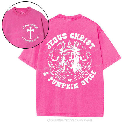 Jesus Christ Christian Washed T-Shirt