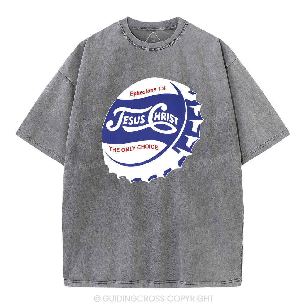 Jesus Christ Christian Washed T-Shirt