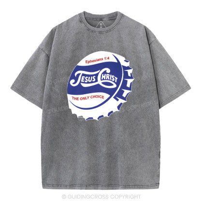 Jesus Christ Christian Washed T-Shirt