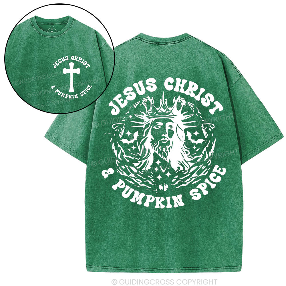 Jesus Christ Christian Washed T-Shirt