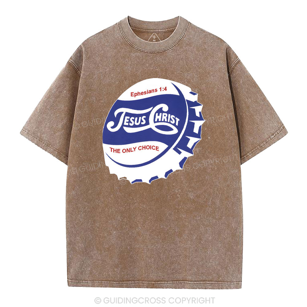 Jesus Christ Christian Washed T-Shirt