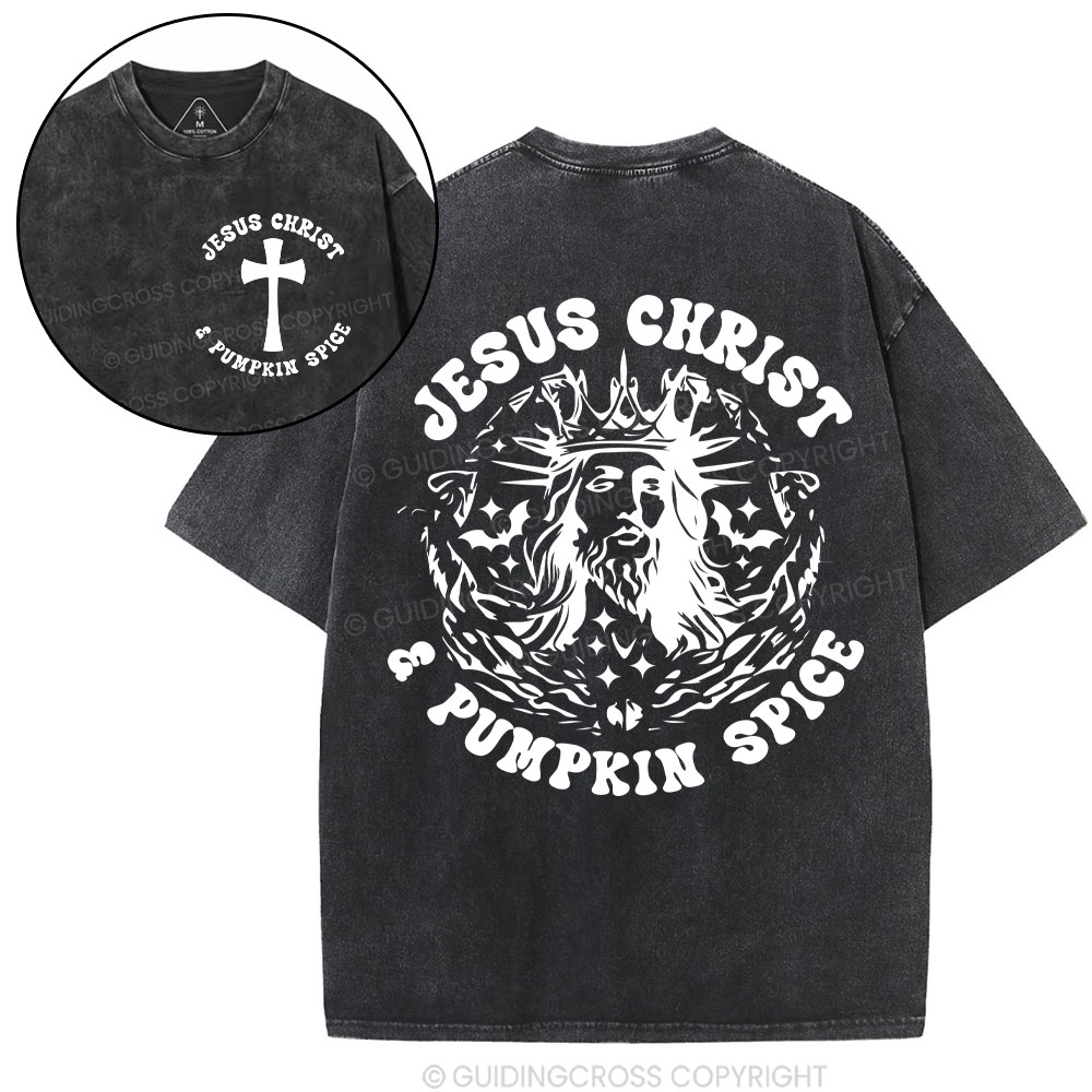 Jesus Christ Christian Washed T-Shirt