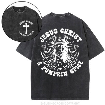 Jesus Christ Christian Washed T-Shirt