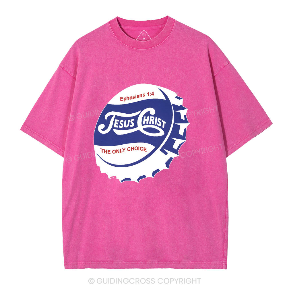 Jesus Christ Christian Washed T-Shirt