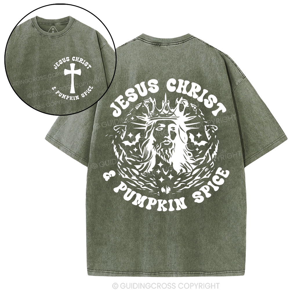 Jesus Christ Christian Washed T-Shirt