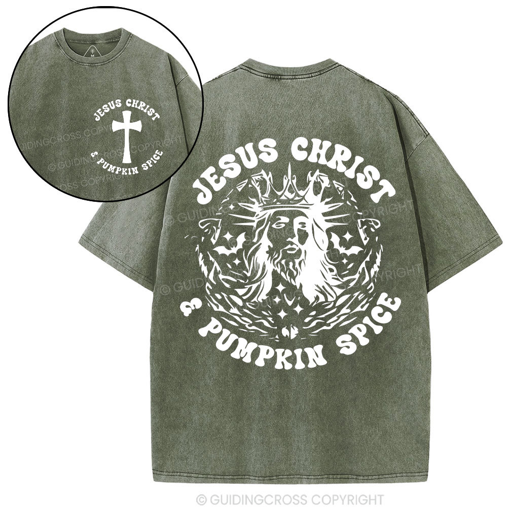 Jesus Christ Christian Washed T-Shirt