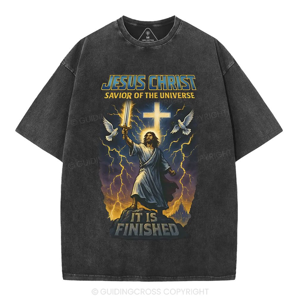 Jesus Christ Christian Washed T-Shirt