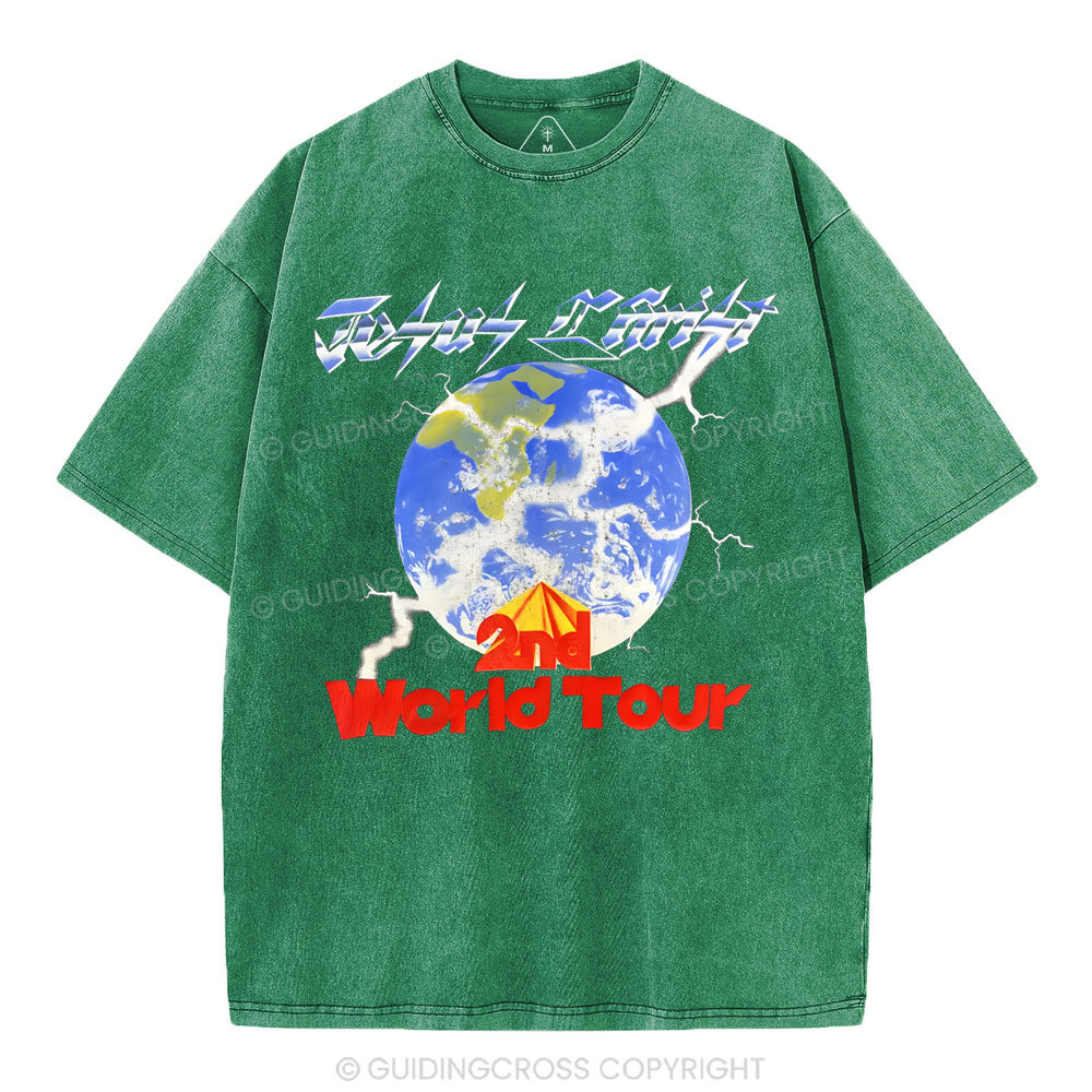 Jesus Christ Christian Washed T-Shirt