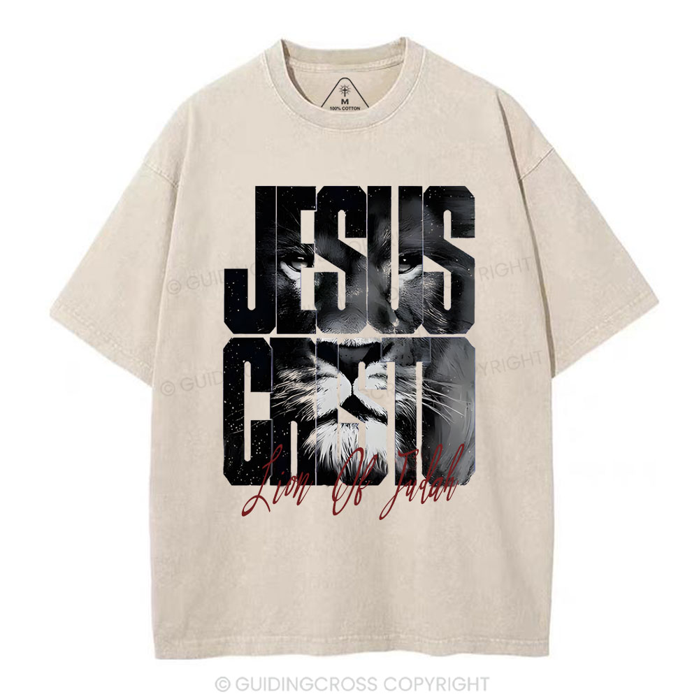 Jesus Christ Christian Washed T-Shirt