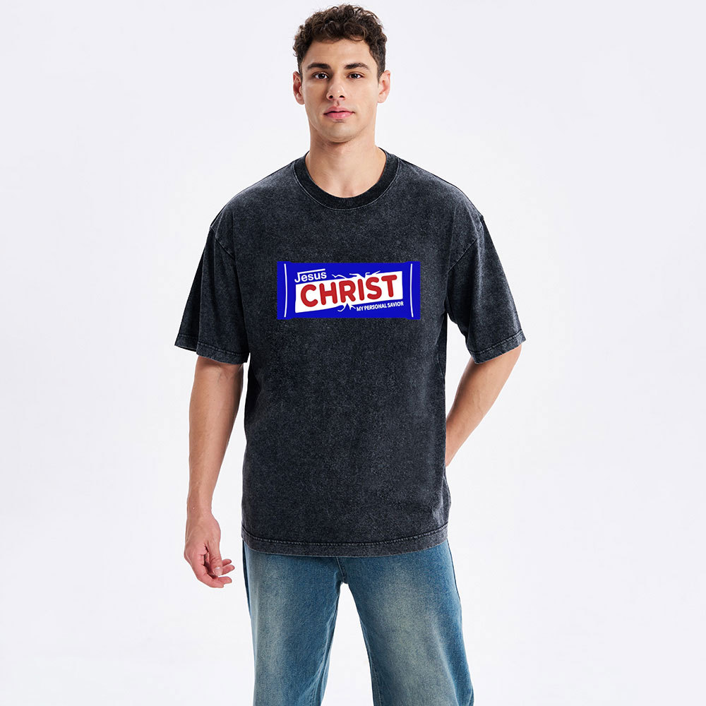 Jesus Christ Christian Washed T-Shirt