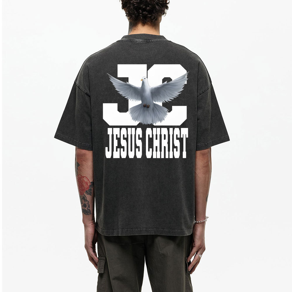 Jesus Christ Christian Washed T-Shirt