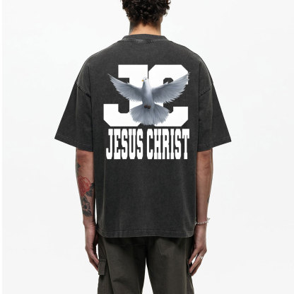 Jesus Christ Christian Washed T-Shirt