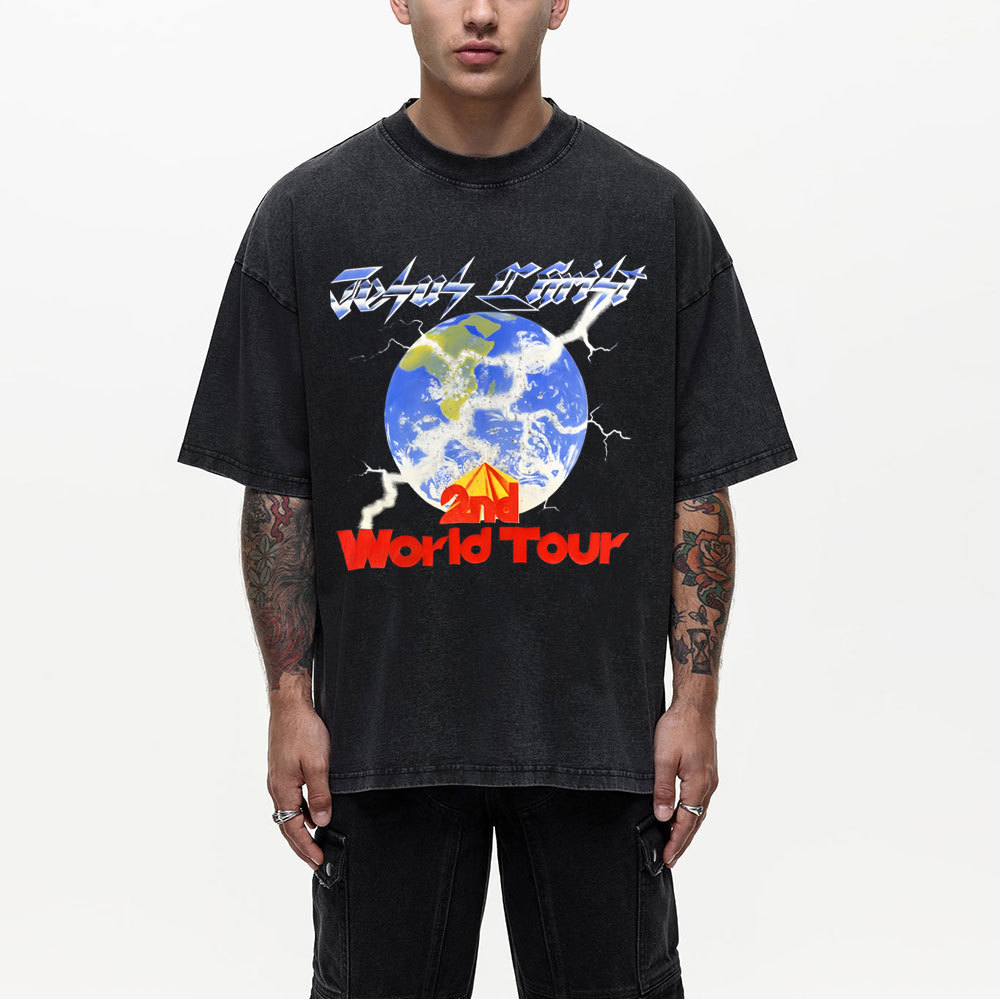 Jesus Christ Christian Washed T-Shirt