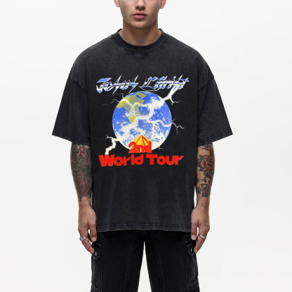 Jesus Christ Christian Washed T-Shirt