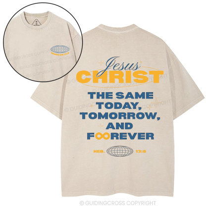 Jesus Christ Christian Washed T-Shirt