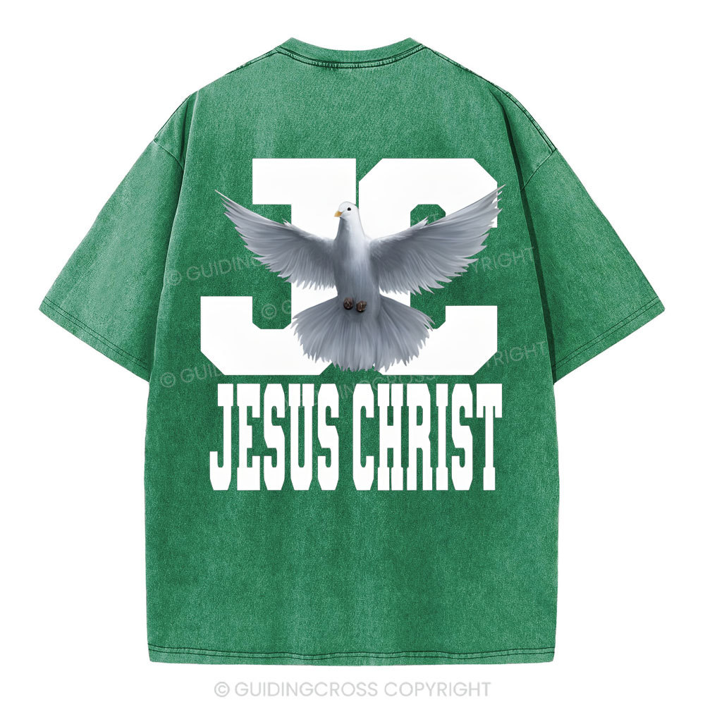 Jesus Christ Christian Washed T-Shirt