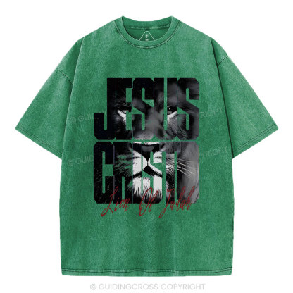 Jesus Christ Christian Washed T-Shirt