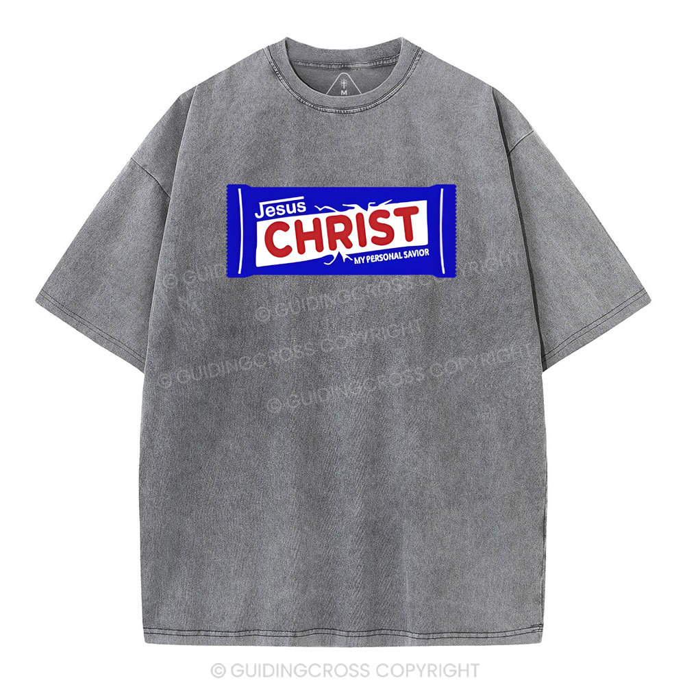 Jesus Christ Christian Washed T-Shirt