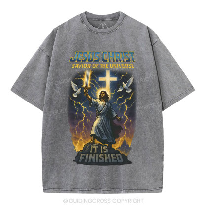 Jesus Christ Christian Washed T-Shirt