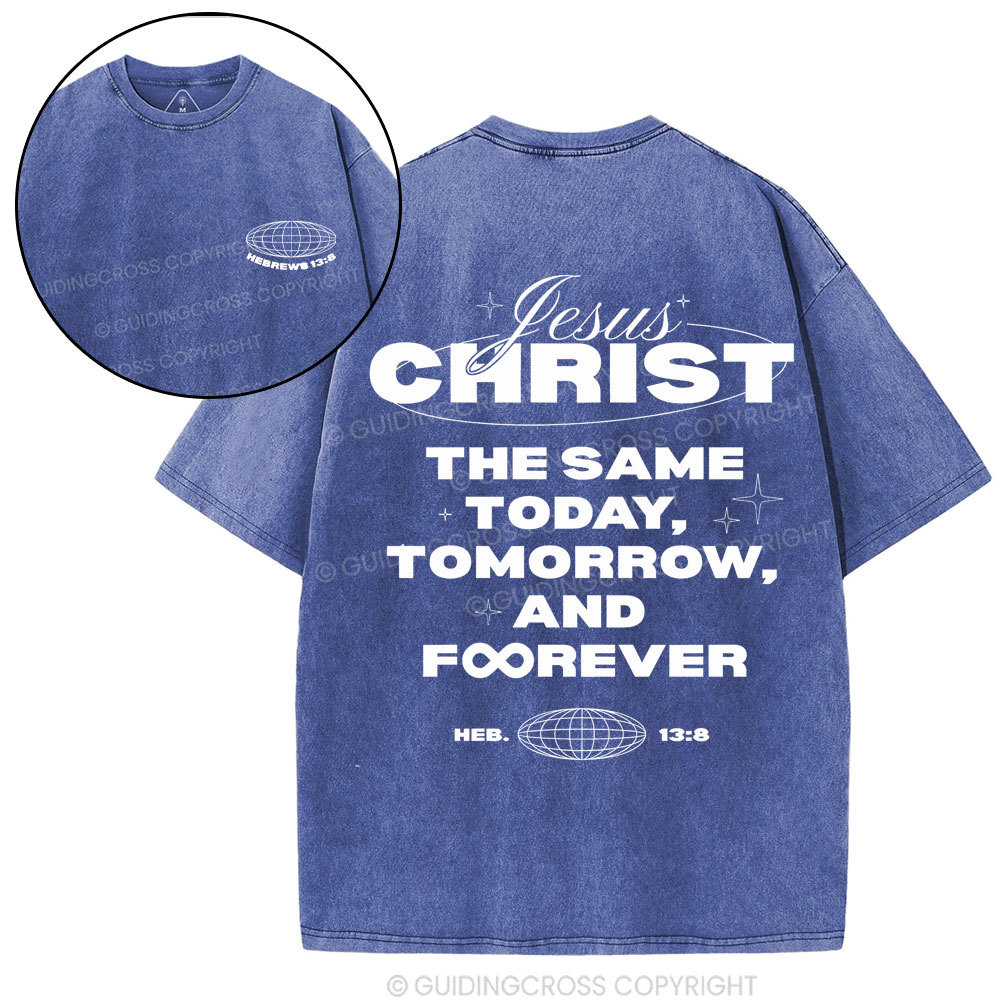 Jesus Christ Christian Washed T-Shirt
